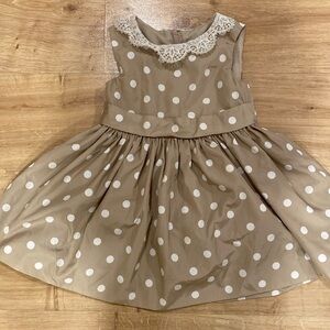 Neiman Marcus for Target Dress - beige polka dot size 24M